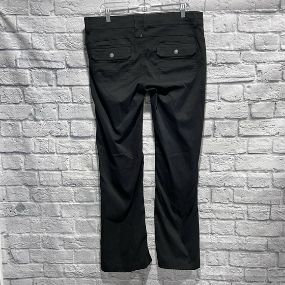 Prana‎ Pants Womens Black Chino Performance Roll Up Hiking Outdoor Sz 14 (36X31) - Picture 3 of 14